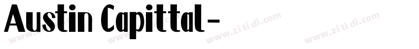 Austin Capittal字体转换